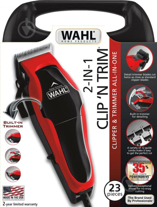 Машинка для стрижки WAHL Clip & Trim 79900-2116 - фото 13