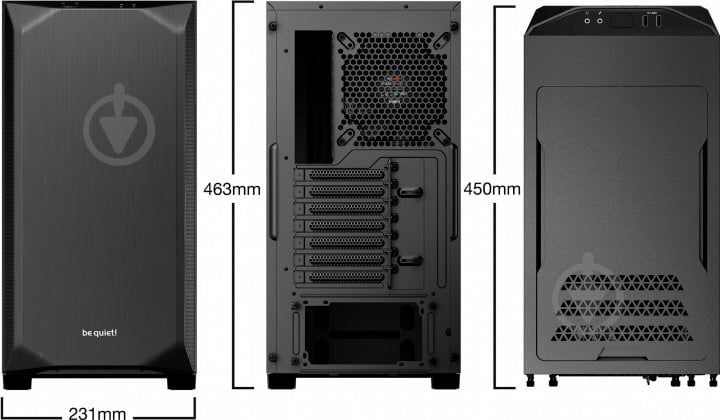Корпус be quiet! Pure Base 500 Window Black - фото 9