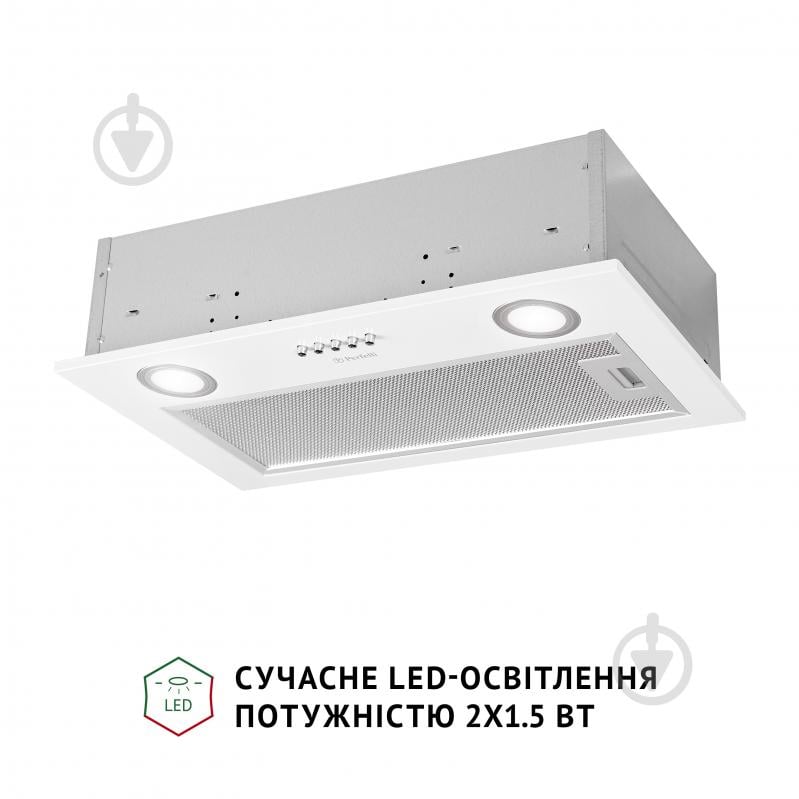 Витяжка Perfelli BI 5022 WH LED повновбудовувана - фото 4