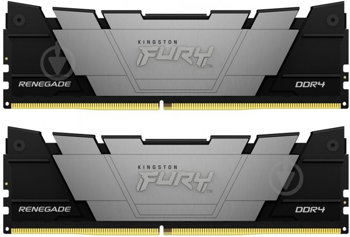 Оперативна пам'ять Kingston DDR4 SDRAM 16 GB (2x8GB) 3600 MHz (KF436C16RB2K2/16) Fury Renegade Black - фото 1