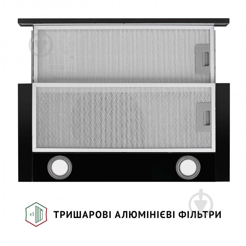 Витяжка Perfelli TL 602 BL LED телескопічна - фото 7