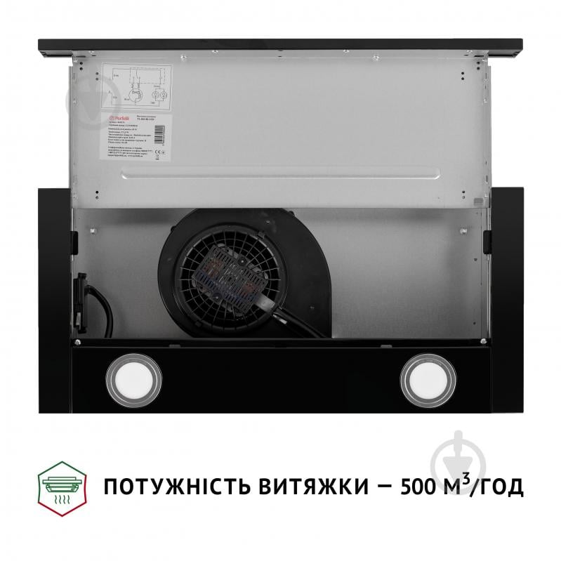 Витяжка Perfelli TL 602 BL LED телескопічна - фото 8