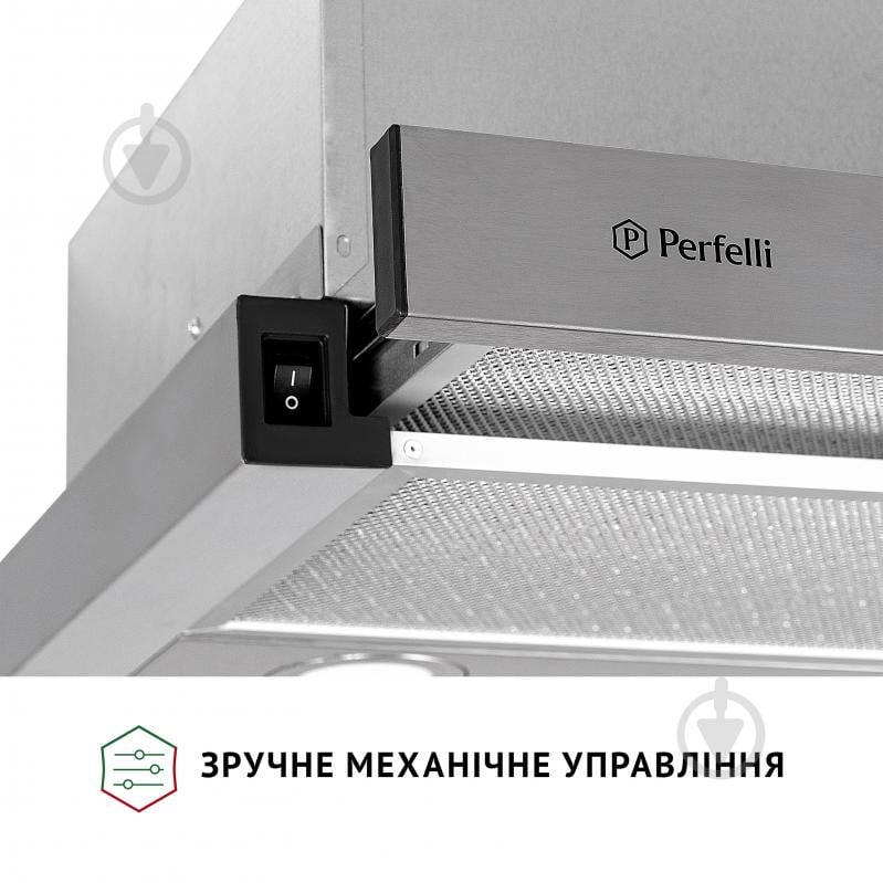 Витяжка Perfelli TL 602 I LED телескопічна - фото 5