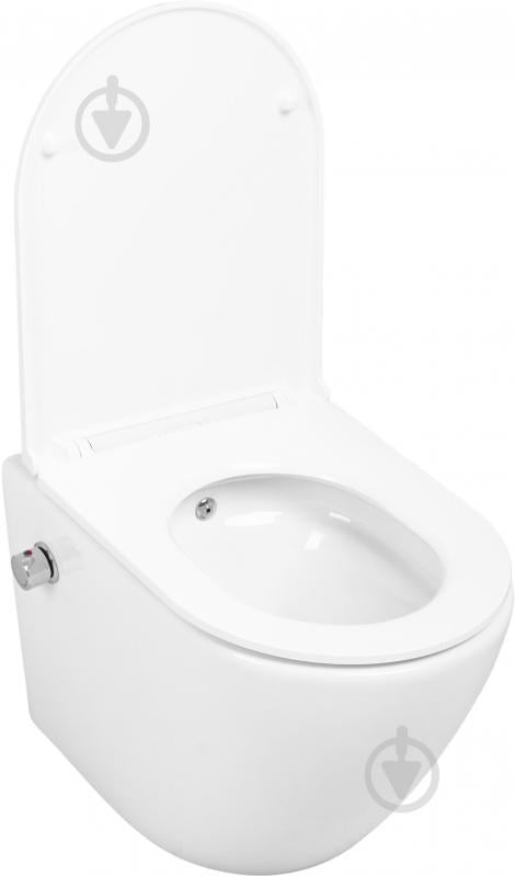 Унитаз подвесной ScandiSPA NARVIK TORNADO сиденье Duroplast SLIM soft-close - фото 2