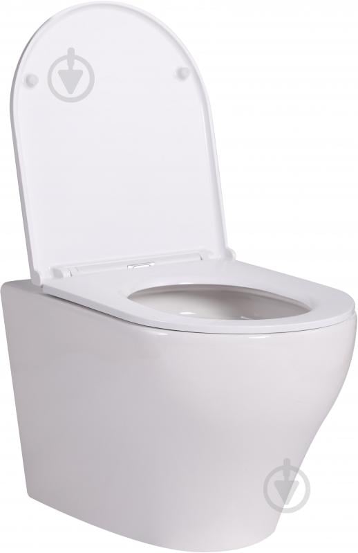 Унитаз подвесной ScandiSPA JORD NEW TORNADO сиденье Duroplast SLIM soft-close - фото 1