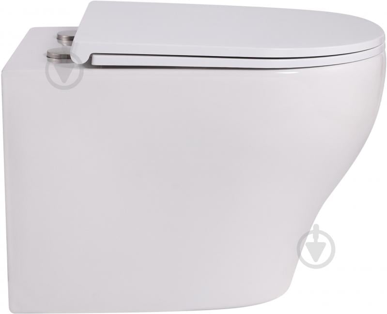 Унитаз подвесной ScandiSPA JORD NEW TORNADO сиденье Duroplast SLIM soft-close - фото 3