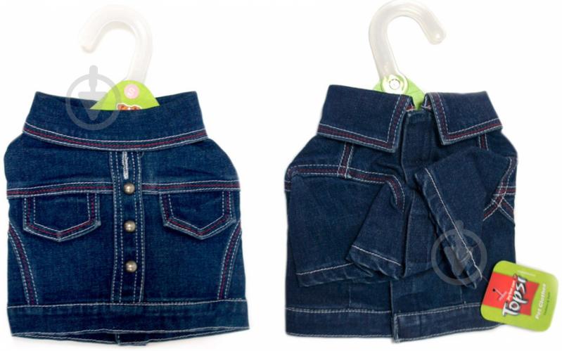 Рубашка джинсовая Topsi S 20033 - фото 1 Рубашка джинсовая Topsi S 20033 - фото 1