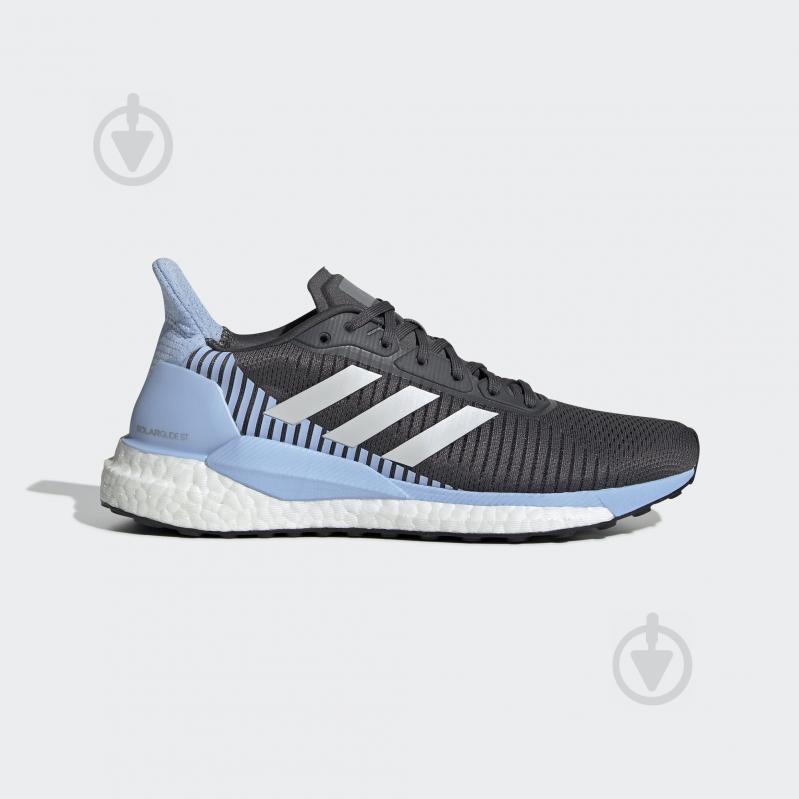 Кроссовки женские Adidas SOLAR GLIDE ST 19 G28040 р.36 2/3 светло-серые - фото 1