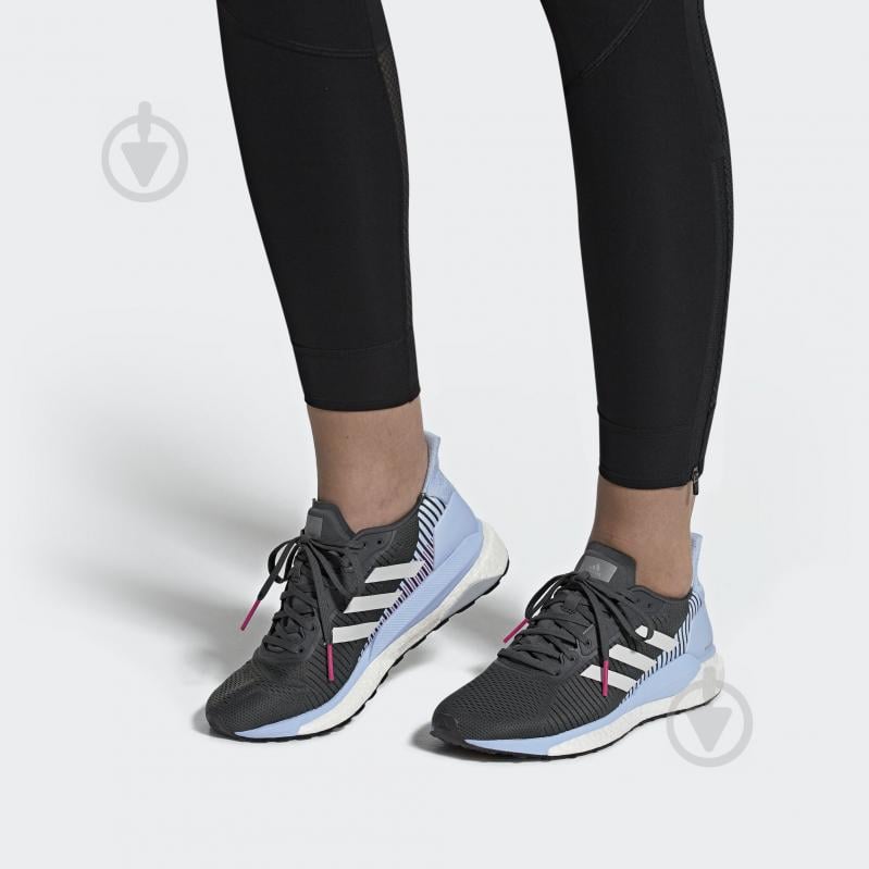 Кросівки жіночі Adidas SOLAR GLIDE ST 19 G28040 р.37 1/3 світло-сірі - фото 10