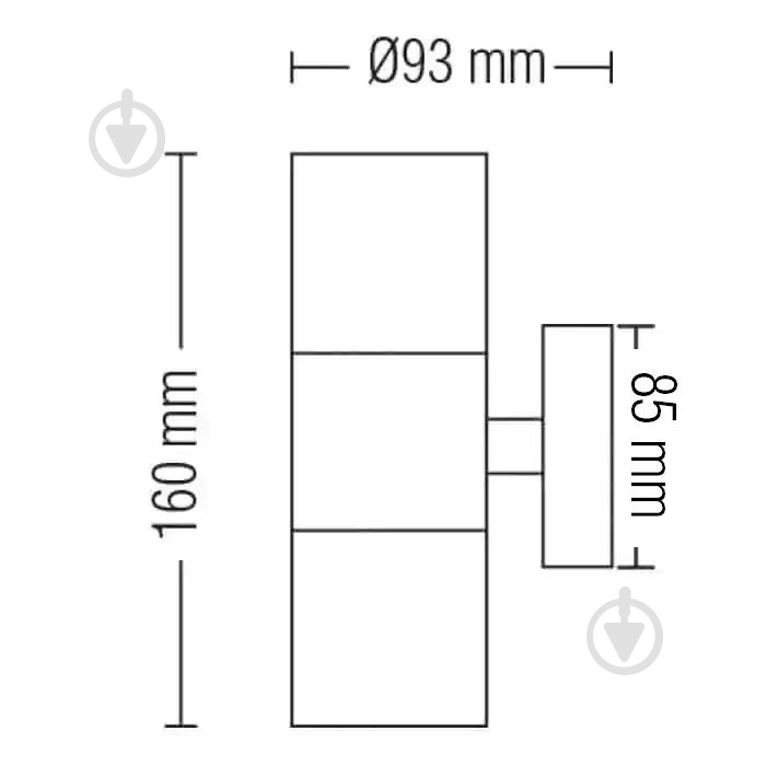 Светильник настенный HOROZ ELECTRIC Manolya-2 GU10 35 Вт IP44 матовый хром 075-008-0002-011 - фото 2