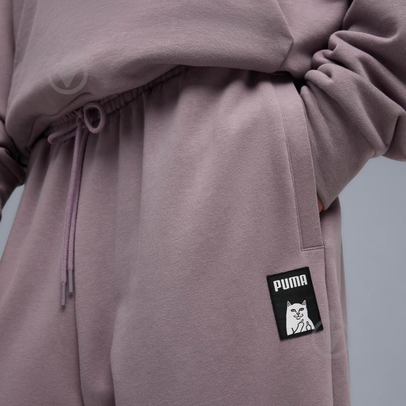 Брюки Puma PUMA X RIPNDIP Oversized Wide Sweatpants TR op 63241664 р. M серый - фото 3