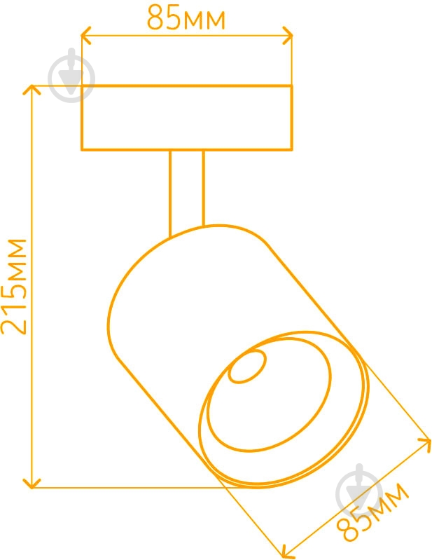 Світильник точковий LightMaster CL007 LED COB 20 Вт 4000 К чорний - фото 4