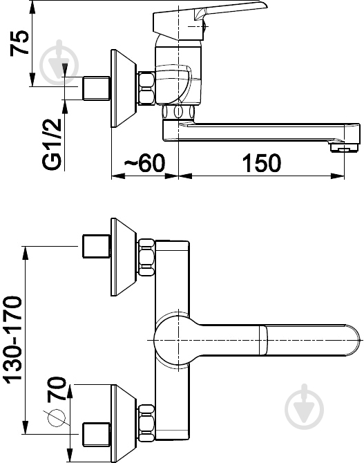 Смеситель для умывальника KFA Seelit - фото 3
