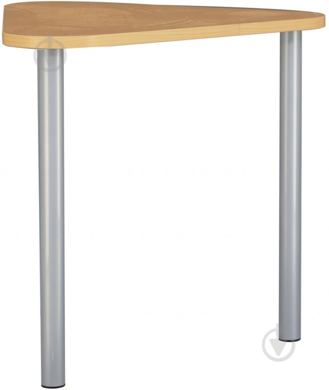 Стол Nowy Styl E-301 ALU 760х929х715 мм серый/бук - фото 2