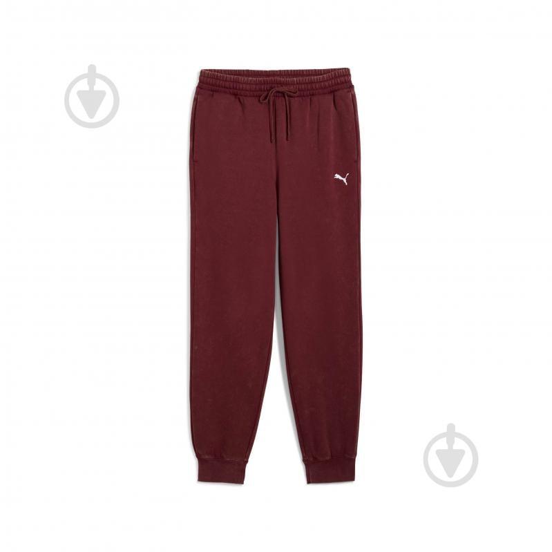 Штани Puma ESS ELEVATED Relaxed Wash Sweatpants FL 68843696 р. 2XL бордовий - фото 1
