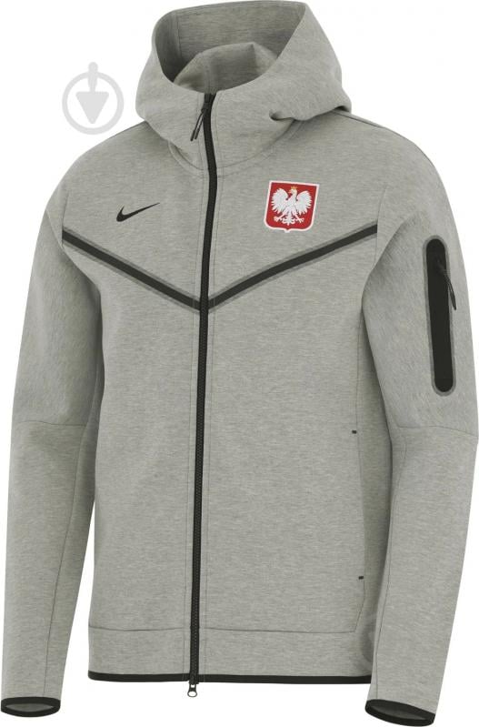 Джемпер Nike Pol M Nk Tch Flc HF0609-063 р.2XL серый - фото 1