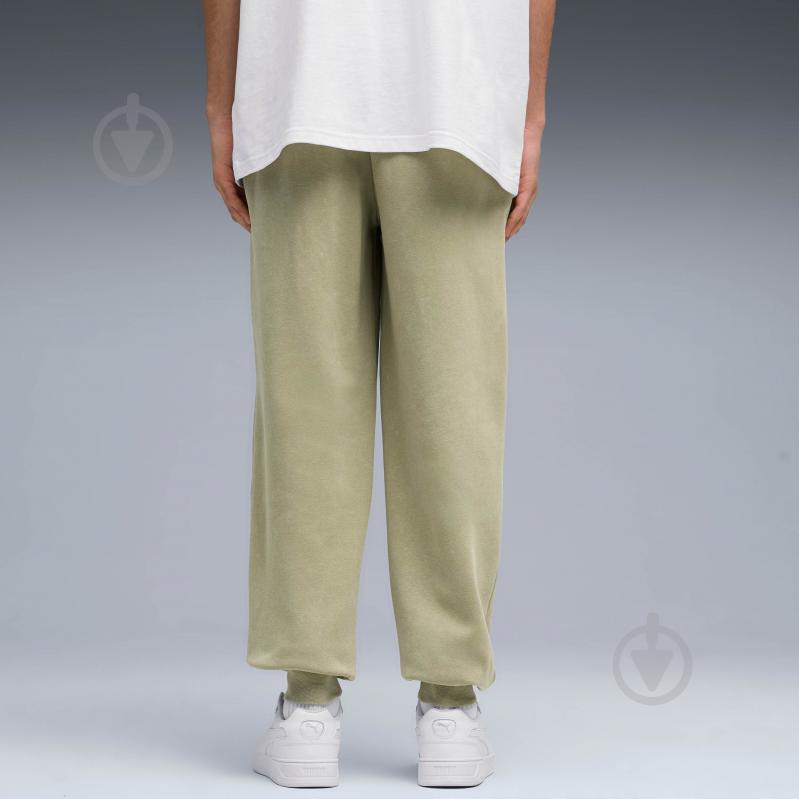 Штани Puma ESS ELEVATED Relaxed Wash Sweatpants FL 68843682 р. M хакі - фото 2