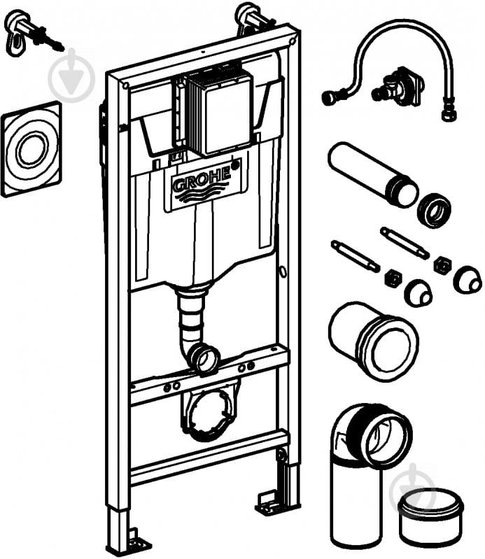 Система инсталляции Grohe Solido 38728001 - фото 5