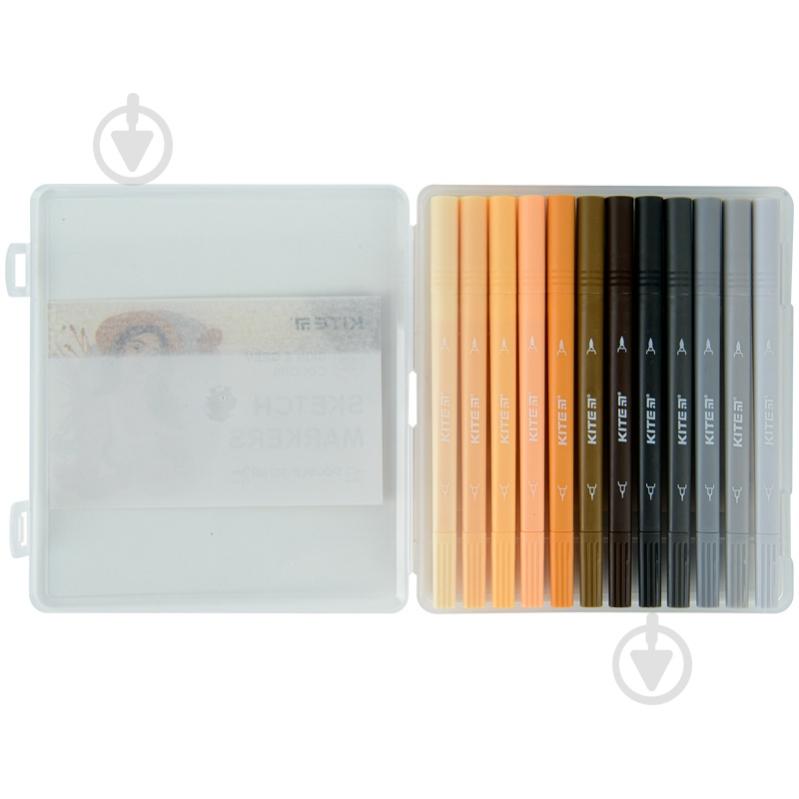 Маркер KITE Skin & Grey 12 шт. K22-044-4 - фото 2