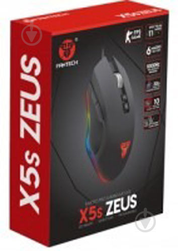 Мышь Fantech X5s Zeus/02808 USB Black - фото 5