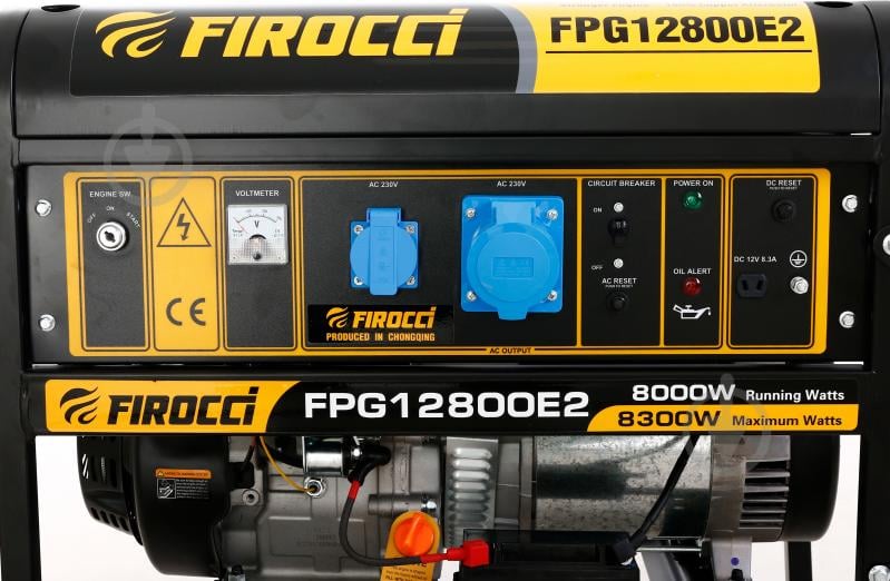 Генератор бензиновий Firocci FPG12800E2 8 кВт / 8,3 кВт 230 В - фото 4