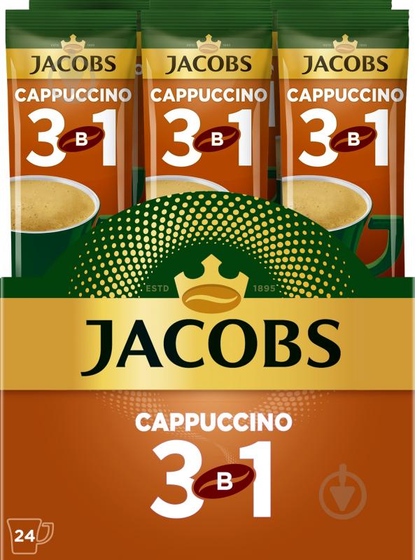 Кавовий напій Jacobs 3 в 1 Cappuccino 12,5 г - фото 2