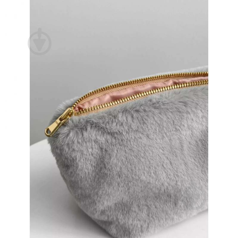 Косметичка MISO accessory средняя треугольная серая - фото 2 Косметичка MISO accessory средняя треугольная серая - фото 2