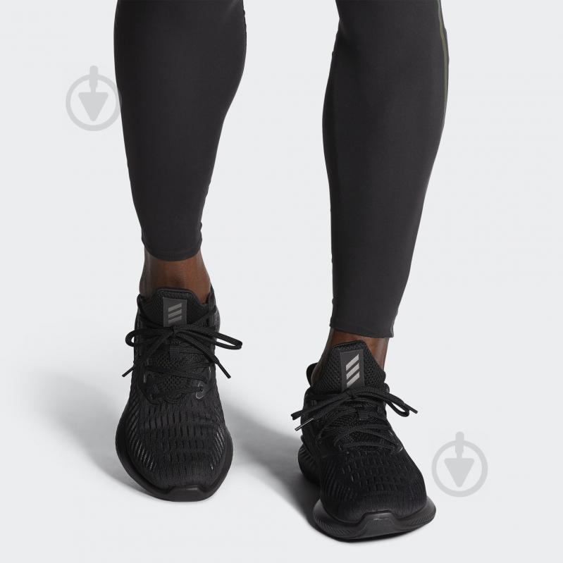 Кросівки чоловічі Adidas ALPHABOUNCE+ G28584 р.41 1/3 чорні - фото 10