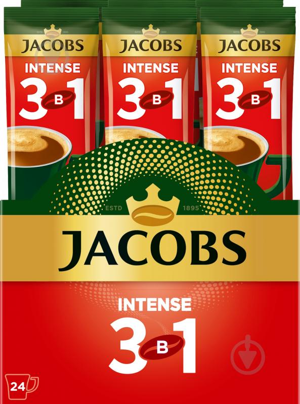 Кавовий напій Jacobs 3 в 1 Intense 13,5 г - фото 2