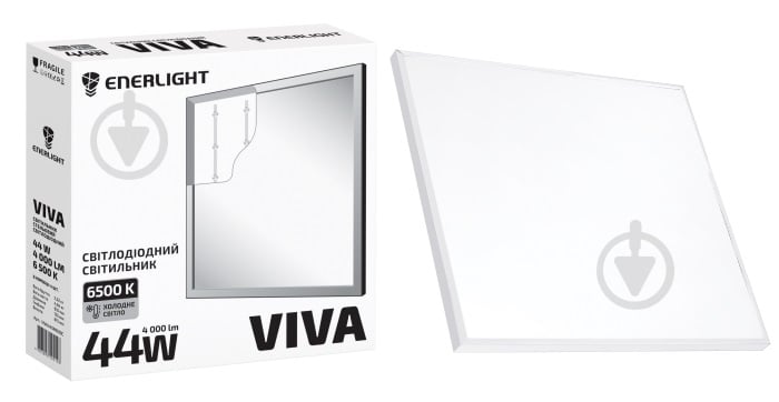 Світильник стельовий Enerlight 44 Вт білий 6500 К VIVA44SMD90C - фото 1 Світильник стельовий Enerlight 44 Вт білий 6500 К VIVA44SMD90C - фото 1