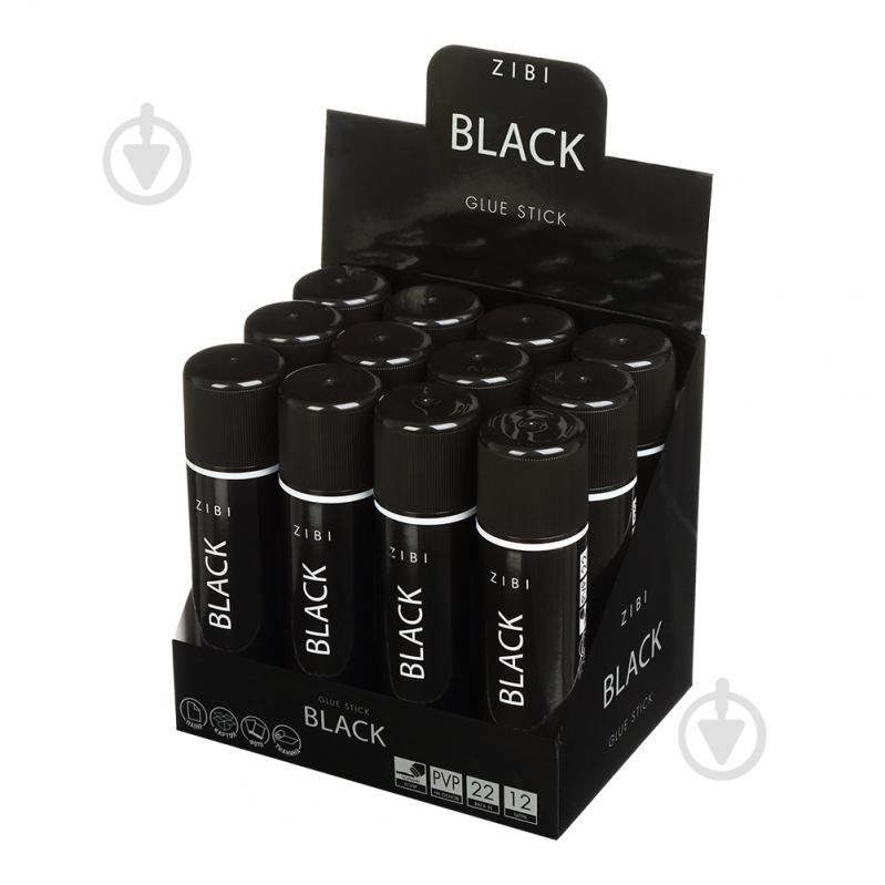 Клей-карандаш BLACK 22 г ZB.6308 Buromax - фото 1