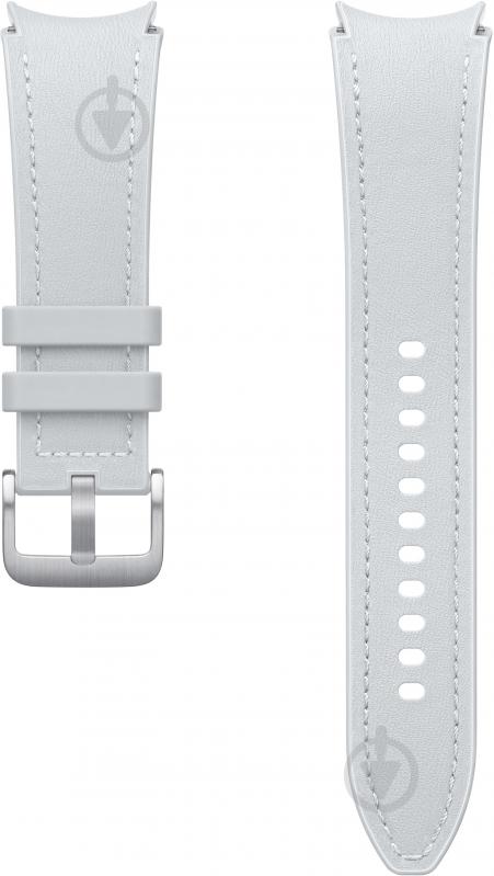 Сменный ремешок Samsung Hybrid Leather Band(M/L) silver (ET-SHR96LSEGEU) - фото 1