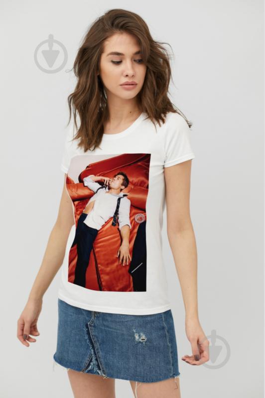 Футболка YAPPI Basic WW1374 р.S белый - фото 1