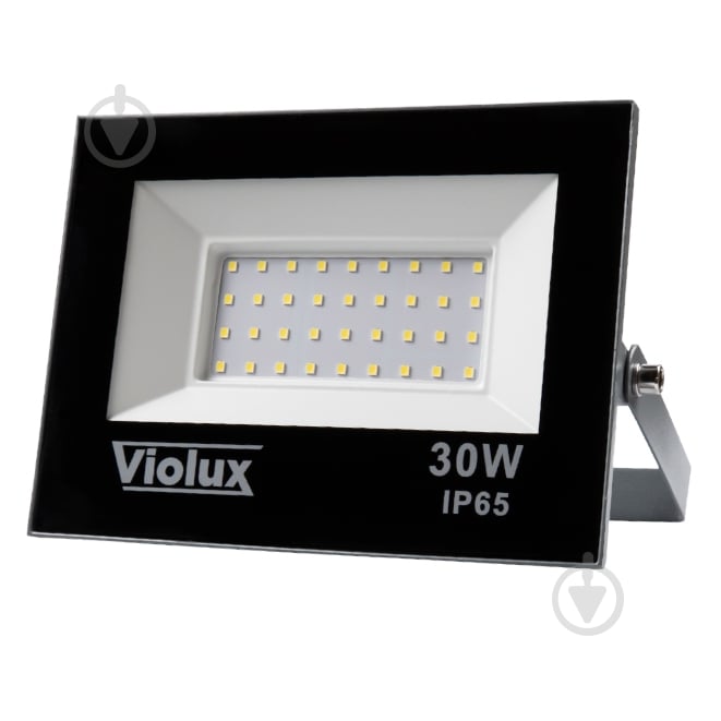 Прожектор светодиодный Violux LED RAY 30W SMD 6000K 2700lm 30 Вт IP65 черный 420162 - фото 1 Прожектор светодиодный Violux LED RAY 30W SMD 6000K 2700lm 30 Вт IP65 черный 420162 - фото 1