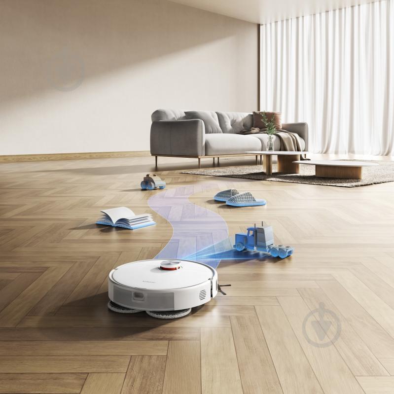 Робот-пылесос Xiaomi Robot Vacuum S40 Pro white - фото 9