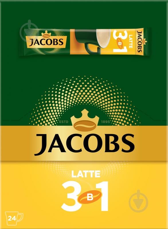 Кавовий напій Jacobs 3 в 1 Лате 14,8 г - фото 3