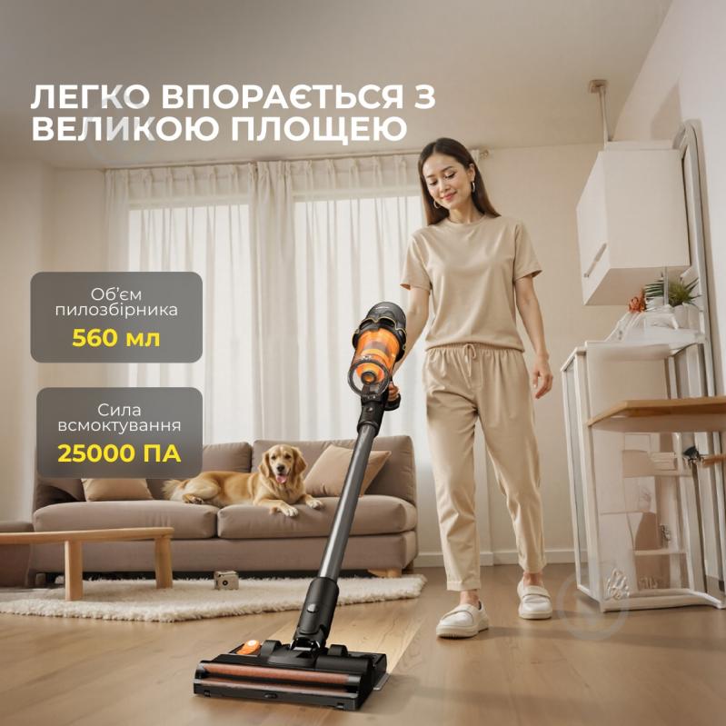 Пылесос аккумуляторный Deerma T30W XT black - фото 7 Пылесос аккумуляторный Deerma T30W XT black - фото 7