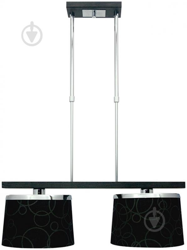 Люстра підвісна Candellux Impresja 2xE27 чорний 32-43378 - фото 1