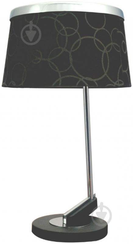 Настольная лампа декоративная Candellux Impresja 1x60 Вт E27 черный 41-45310 - фото 1 Настольная лампа декоративная Candellux Impresja 1x60 Вт E27 черный 41-45310 - фото 1