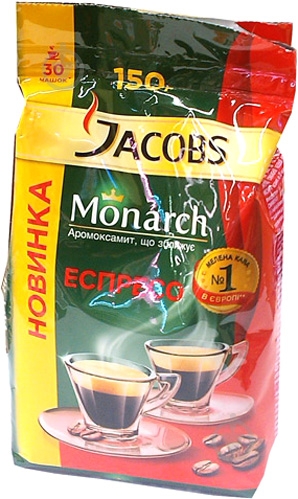 Кофе молотый Jacobs Monarch 150 г - фото 1