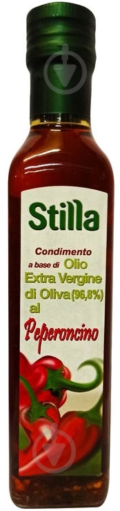 Олія оливкова STILLA Extra Vergine з перцем 250 мл - фото 1 Олія оливкова STILLA Extra Vergine з перцем 250 мл - фото 1