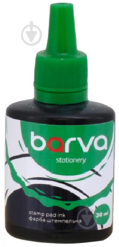 Краска штемпельная 30 мл зеленая (SPI-G-004) Barva - фото 1 Краска штемпельная 30 мл зеленая (SPI-G-004) Barva - фото 1