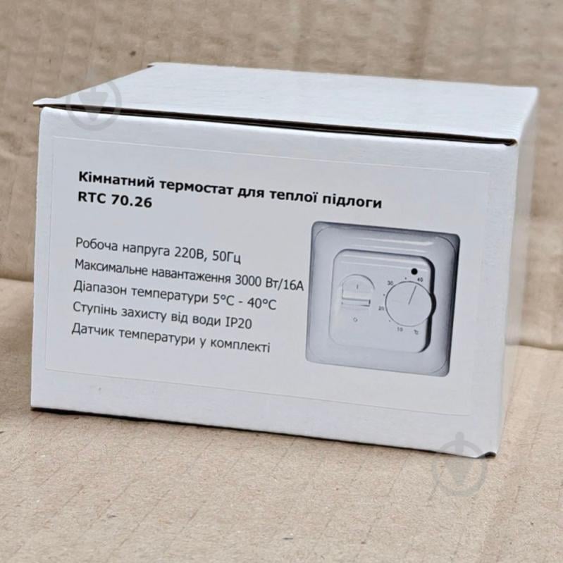 Терморегулятор для теплої підлоги UP! (Underprice) механічний RTC 70.26 - фото 2 Терморегулятор для теплої підлоги UP! (Underprice) механічний RTC 70.26 - фото 2