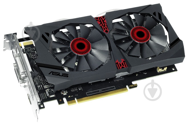 Видеокарта Asus GeForce GTX 950 Strix 2GB GDDR5 128bit (STRIX-GTX950-DC2OC-2GD5-GAMING) - фото 1