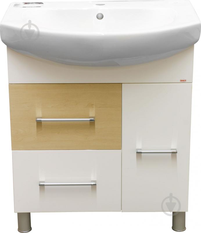 Тумба підлогова ХАСТ Лідія з умивальником Лотос 70 - фото 1