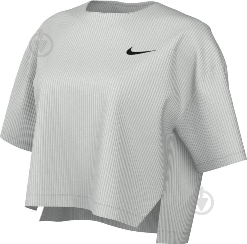 Футболка Nike W NSW RIB JRSY SS TOP DV7870-025 р.L серый - фото 6