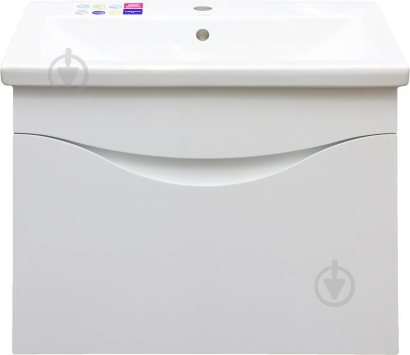 Тумба подвесная Сансервіс Smile 80 с умывальником Como 80 - фото 4