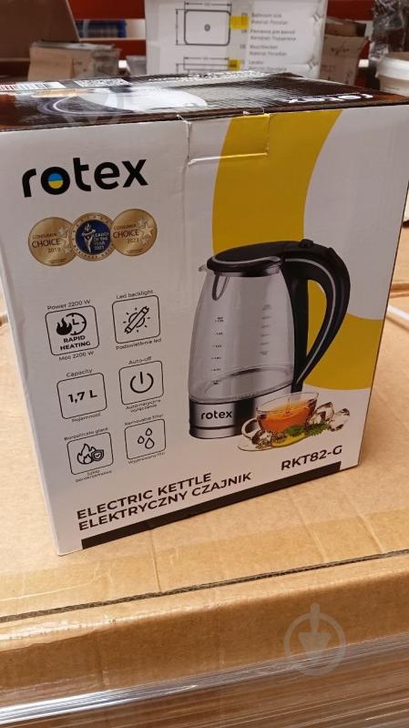 УЦЕНКА! Электрочайник Rotex RKT82-G (УЦ №3890) - фото 12 УЦЕНКА! Электрочайник Rotex RKT82-G (УЦ №3890) - фото 12
