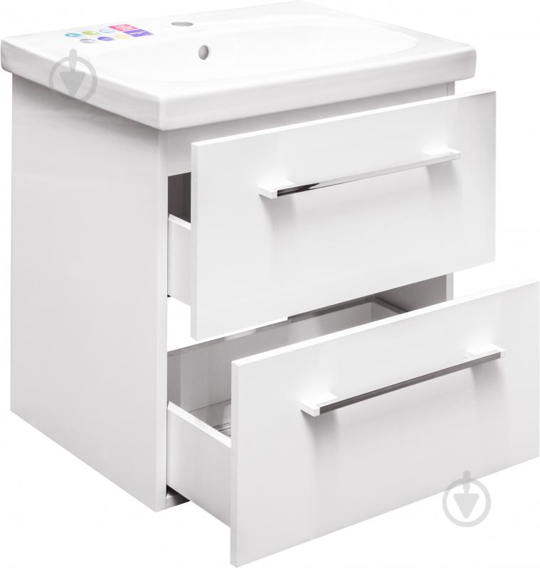 Тумба підвісна Сансервіс Start 60 з умивальником Como 60 - фото 2 Тумба підвісна Сансервіс Start 60 з умивальником Como 60 - фото 2