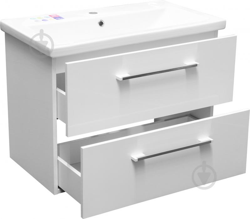 Тумба подвесная Сансервіс Start с умывальником Como 80 - фото 4